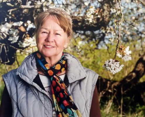Doris Teutenberg bewirtschaftet den Bio-Obsthof